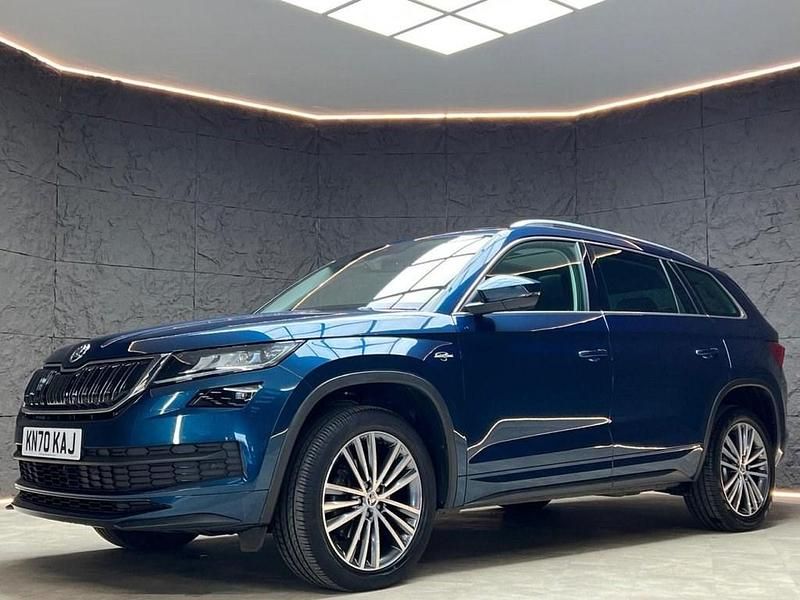 Used Skoda Kodiaq LAURIN & KLEMENT 150 HP (110 kW) 2020 Blue SUV