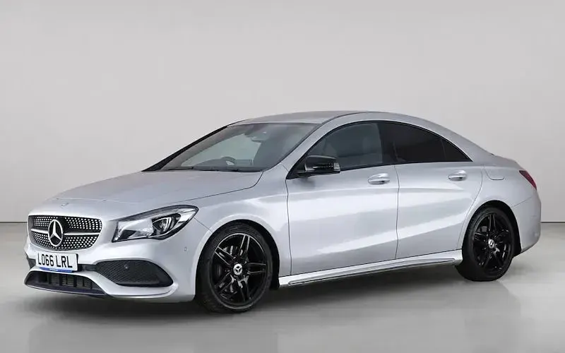 Used Mercedes CLA220 AMG line 177 HP (130 kW) 2017 Silver Coupe