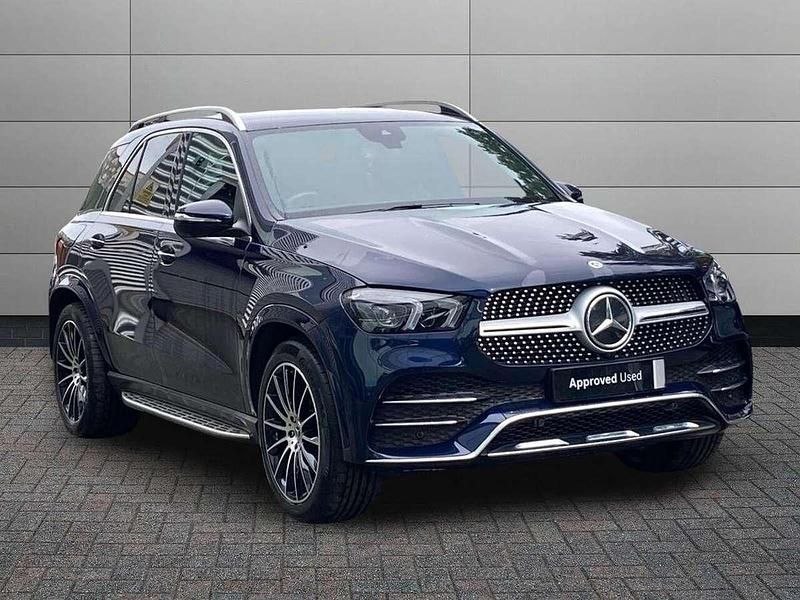 Blue Used 2022 Mercedes GLE400 AMG line SUV | £48,550 (Fair price) - Image 1/4