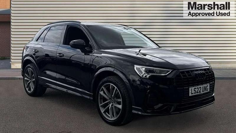 Black Used 2022 Audi Q3 Black Edition SUV | £25,790 (Good price) - Image 1/4