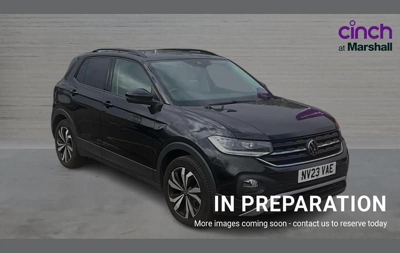 Used VW T-Cross Black Edition 110 HP (80 kW) 2023 Deep black SUV