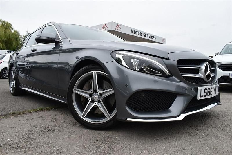 Grey Used 2016 Mercedes C250 AMG line Estate | £13,345 (Good price) - Image 1/4