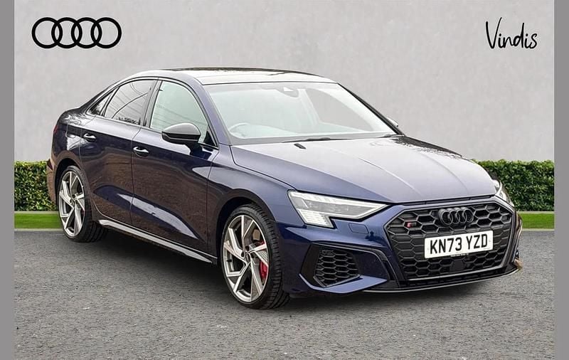 Used Audi S3 Black Edition 310 HP (228 kW) 2023 Blue Sedan