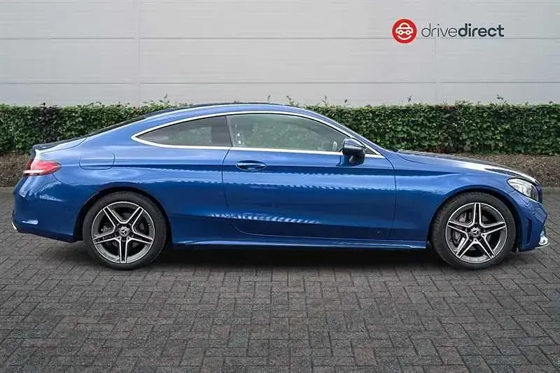 Used Mercedes C200 AMG line 2022 Blue Coupe