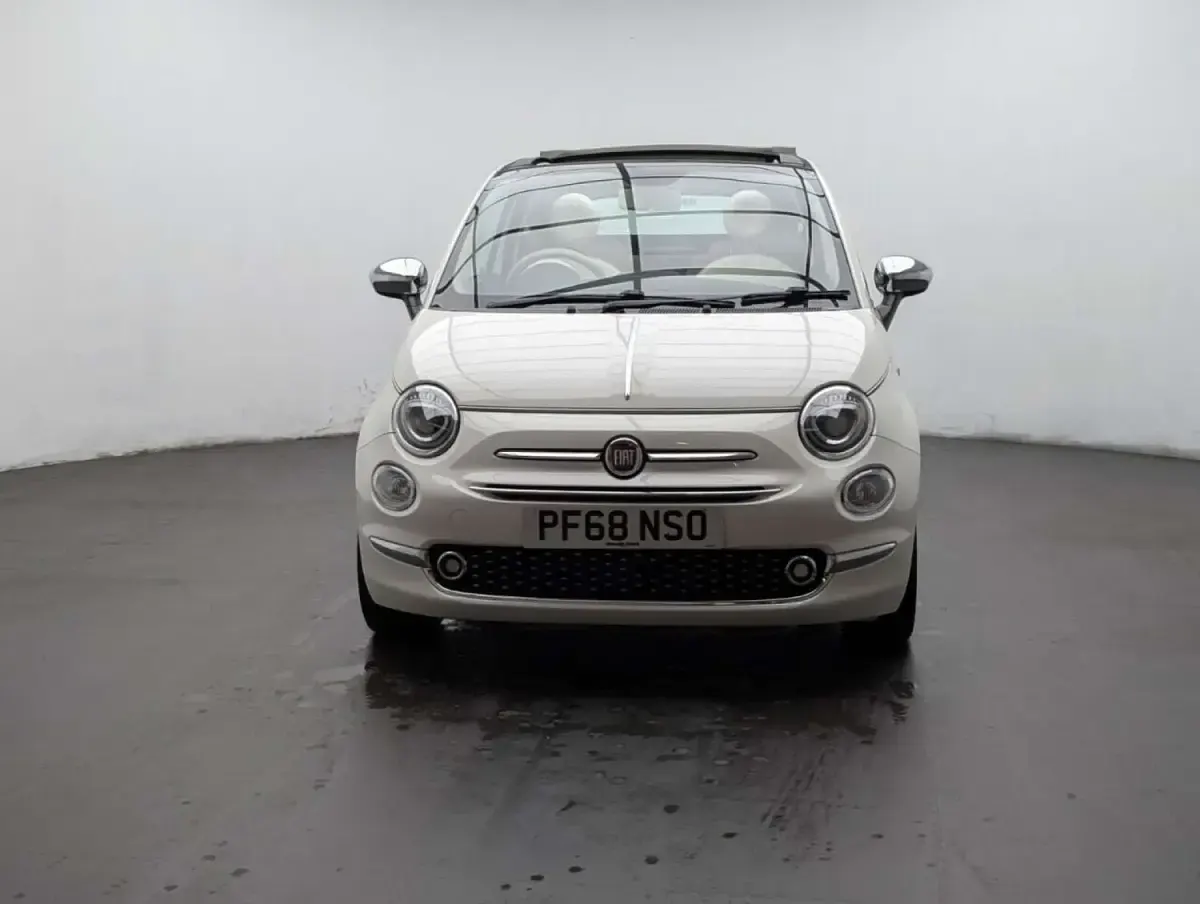 Used Fiat 500C Collezione 69 HP (50 kW) 2018 White Cabriolet