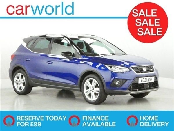 Blue Used 2021 Seat Arona FR SUV | £14,388 (A bit pricey) - Image 1/1