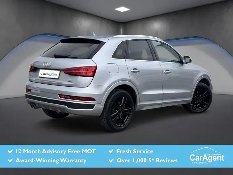 Used Audi Q3 S-Line 150 HP (110 kW) 2015 Silver SUV