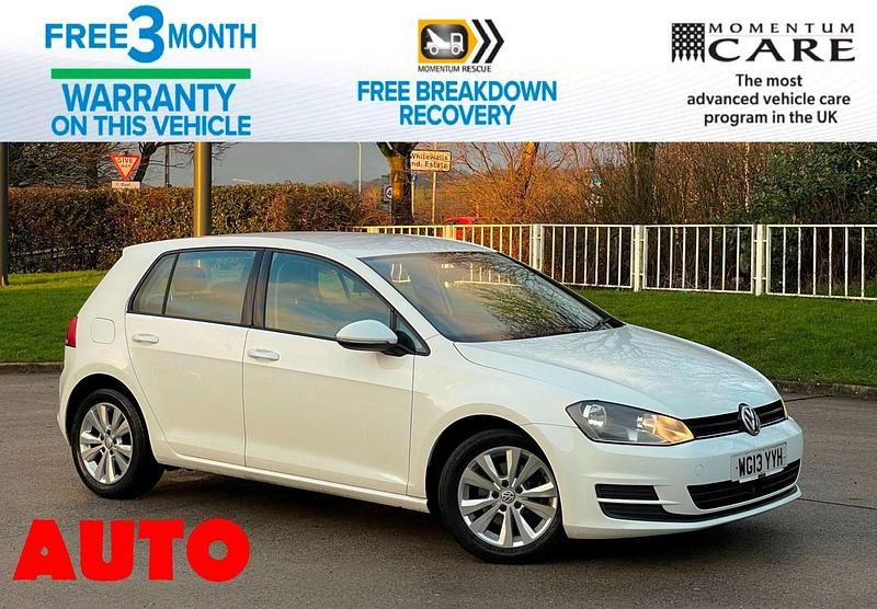 White Used 2013 VW Golf VII SE Hatchback | £5,990 (A bit pricey) - Image 1/3