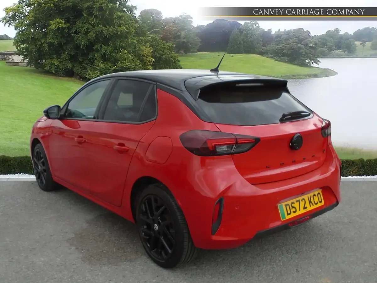 Used Vauxhall Corsa-e Edition 100 kW (136 HP) 2022 Red Hatchback