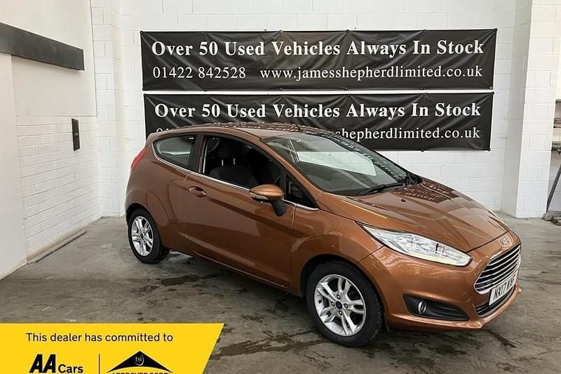 Used Ford Fiesta Zetec 2017 Brown Hatchback