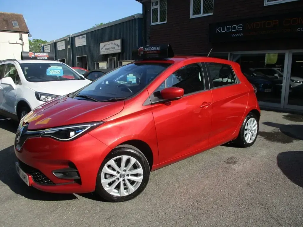 Usado Renault Zoe Iconic 78 kW (107 HP) 2021 Vermelho Citadino