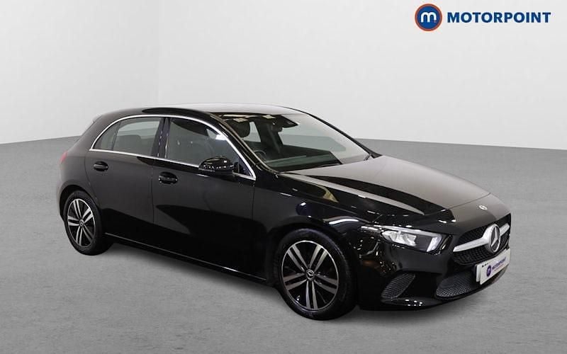 Black Used 2021 Mercedes A180 Hatchback | £18,449 (Fair price) - Image 1/4