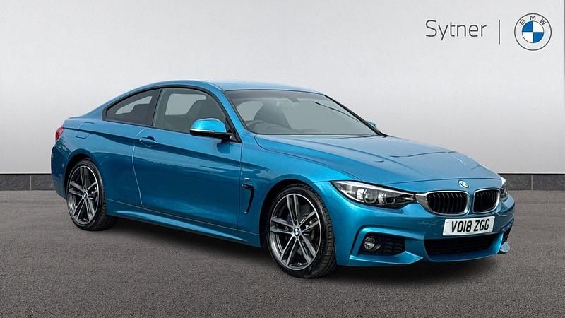 Used BMW 440 M Sport 322 HP (236 kW) 2018 Blue Coupe