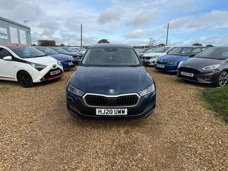 Used Skoda Octavia SE L First Edition 116 HP (85 kW) 2020 Blue Hatchback