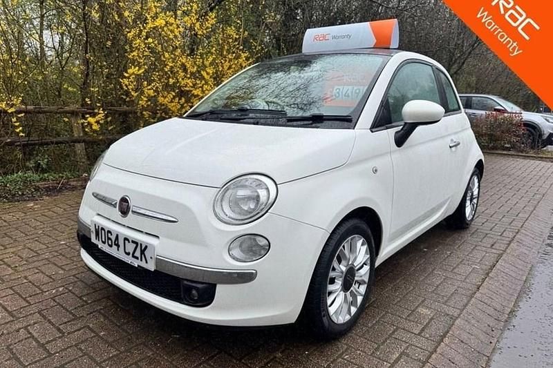 Used Fiat 500 Lounge 69 HP (50 kW) 2015 White Hatchback