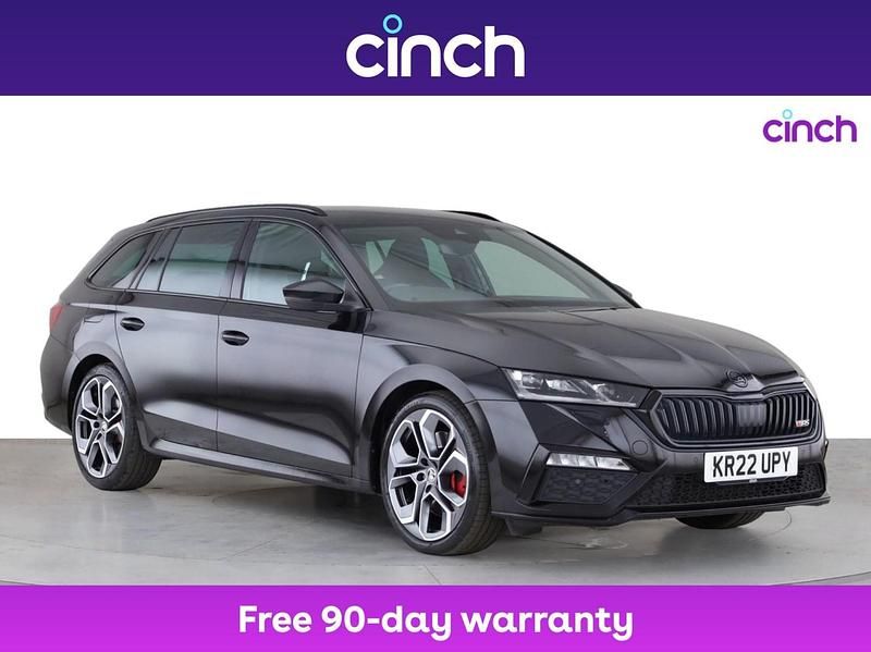 Black Used 2022 Skoda Octavia vRS Estate | £25,899 (Expensive) - Image 1/3