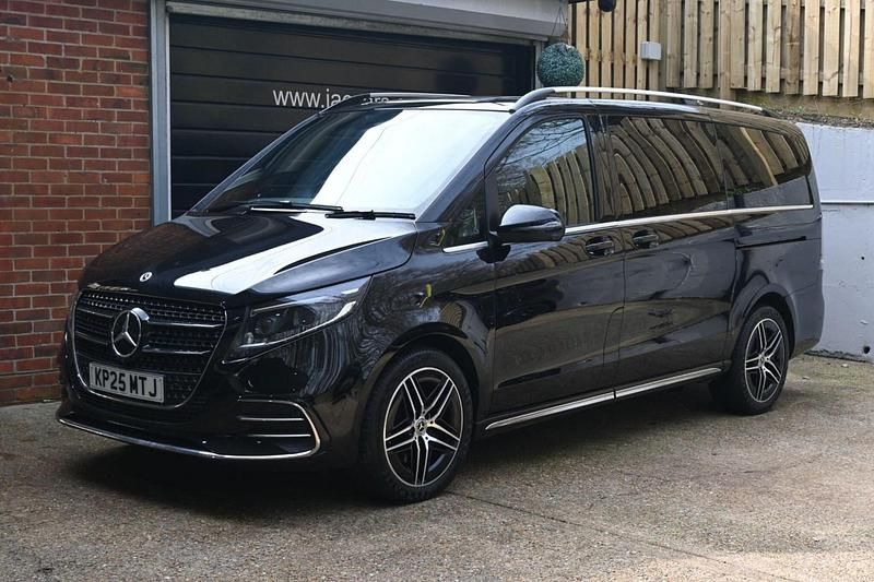 Used Mercedes V300 AMG line 2025 Black MPV