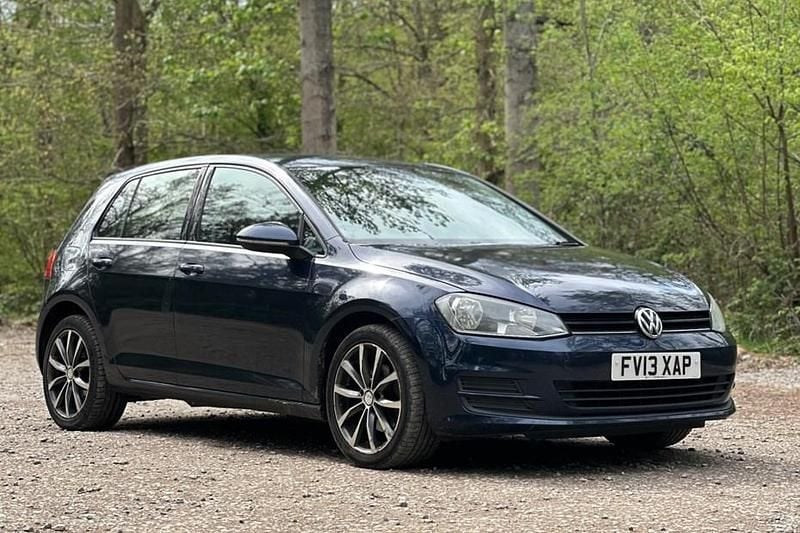 Used VW Golf VII S 85 HP (62 kW) 2013 Blue Hatchback
