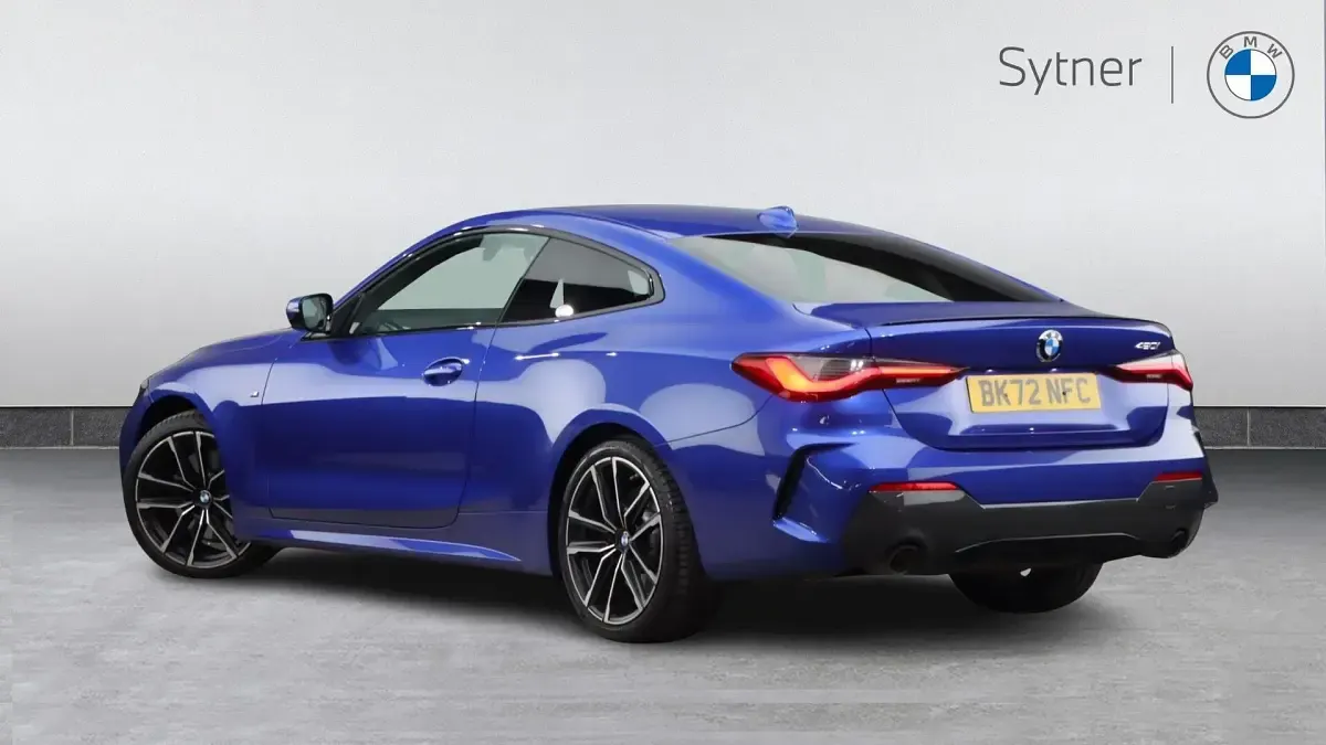 Used BMW 420 Coupé M Sport 181 HP (133 kW) 2022 Blue Coupe
