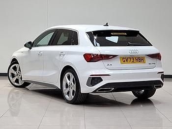 Used Audi A3 S-Line 110 HP (80 kW) 2023 White Sedan