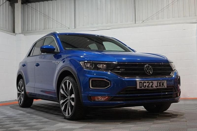 Blue Used 2022 VW T-Roc R-line SUV | £20,499 (Fair price) - Image 1/1