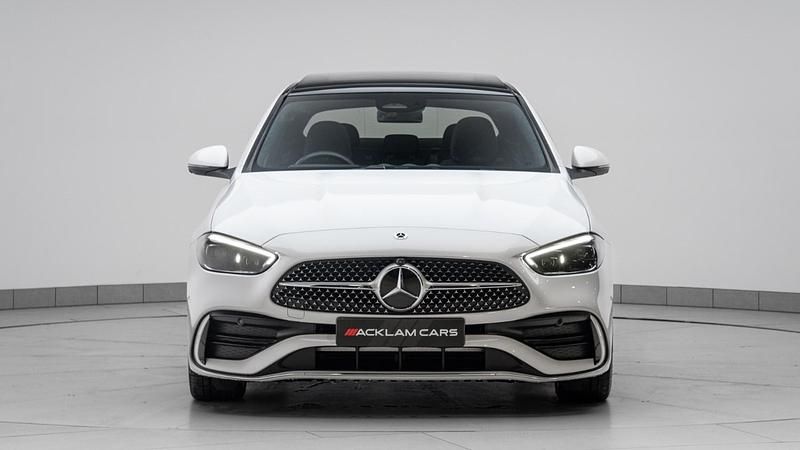 Used Mercedes C220 AMG Line Premium Plus 200 HP (147 kW) 2025 White Sedan