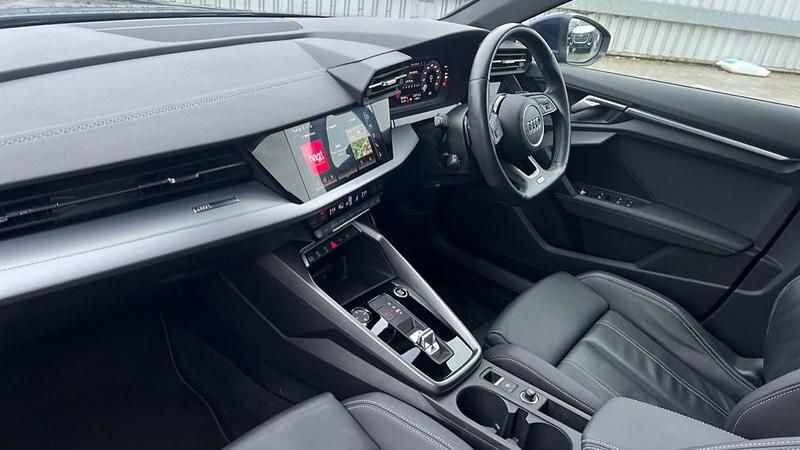 Used Audi A3 S-Line 150 HP (110 kW) 2023 Blue Sedan
