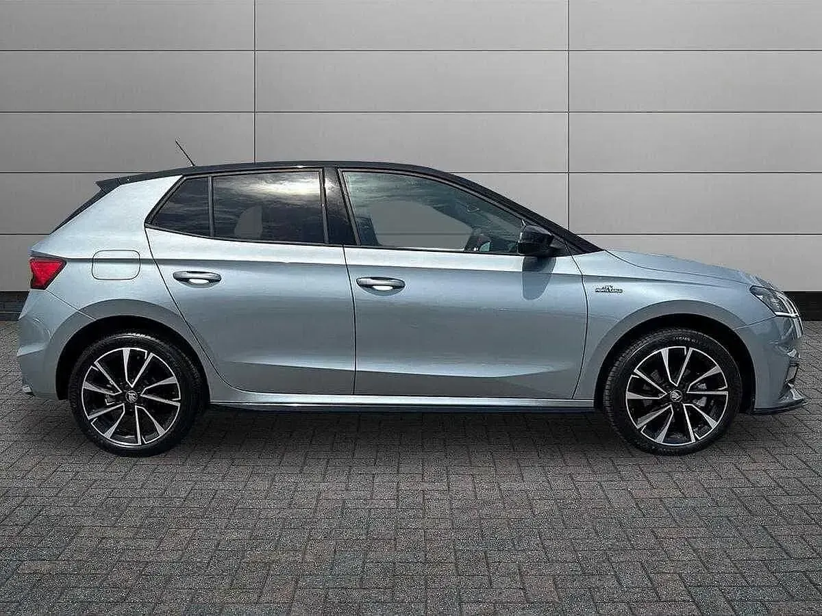 Used Skoda Fabia Monte Carlo 147 HP (108 kW) 2026 Smokey silver metallic black magic pearl effect Hatchback