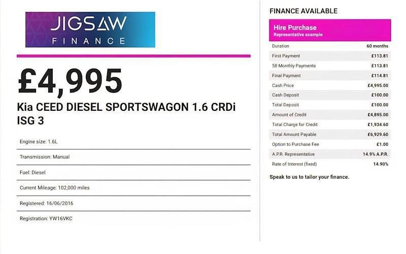 Used Kia Ceed Sportswagon 136 HP (100 kW) 2018 Estate