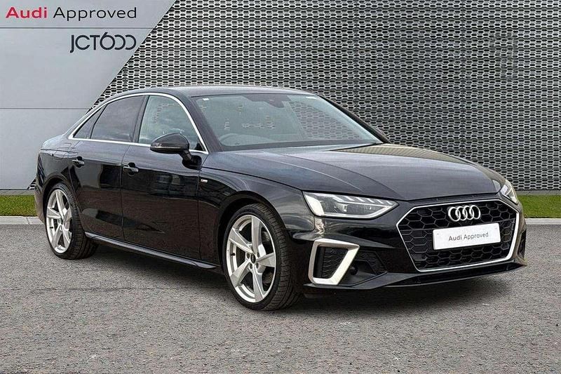 Black Used 2022 Audi A4 S-Line Sedan | £24,247 (Fair price) - Image 1/4