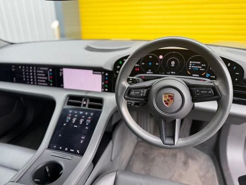 Used Porsche Taycan Performance Package 11 kW (15 HP) 2021 Silver Sedan