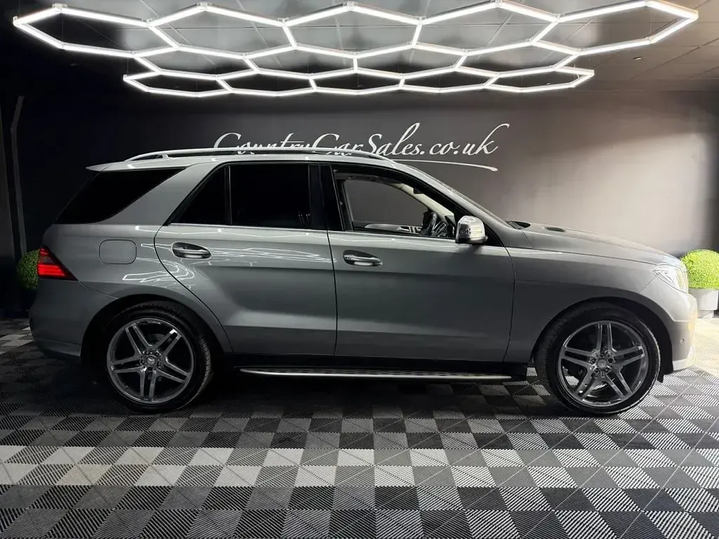 Used Mercedes ML350 AMG line 254 HP (186 kW) 2015 Silver SUV