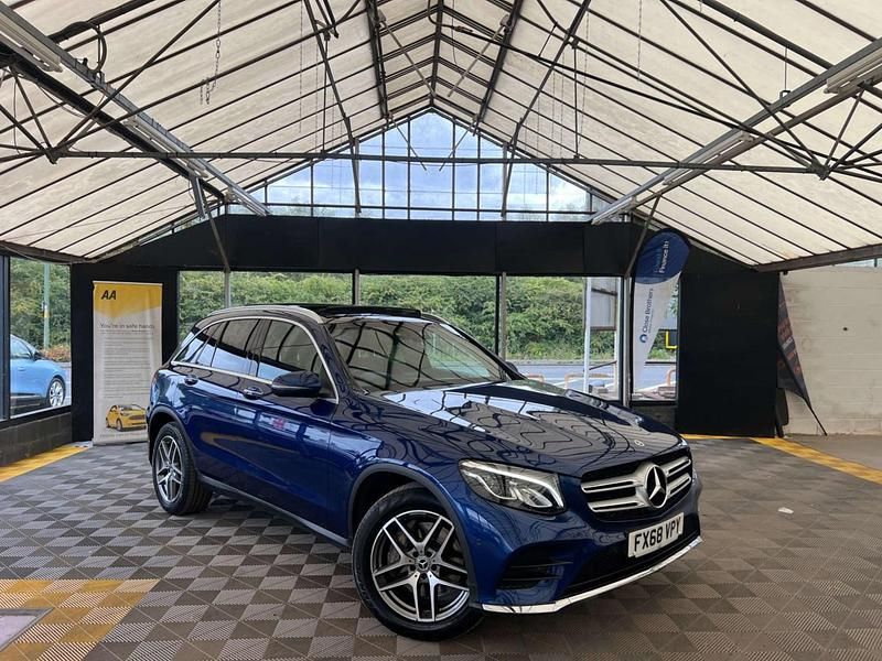 Blue Used 2018 Mercedes GLC250 AMG Line Premium Estate | £16,995 (Good price) - Image 1/3