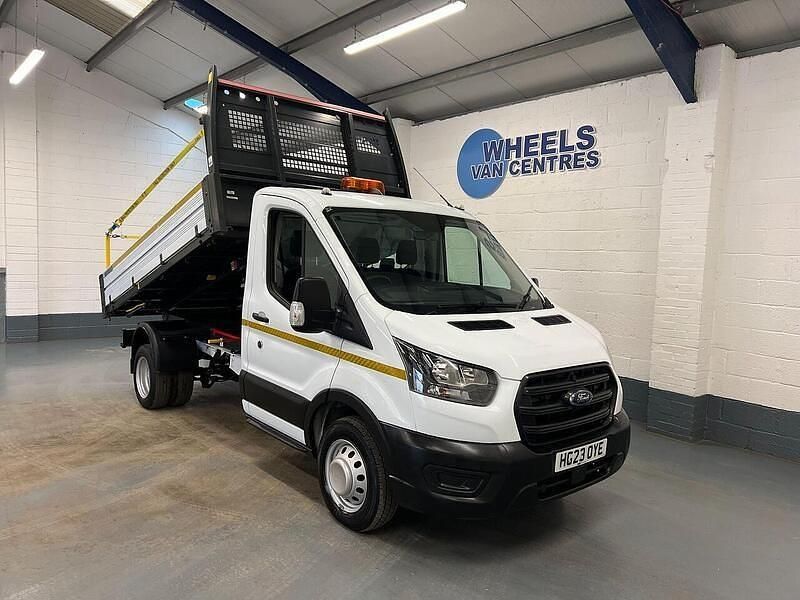 Used Ford Transit S 130 HP (95 kW) 2023 White Cabriolet