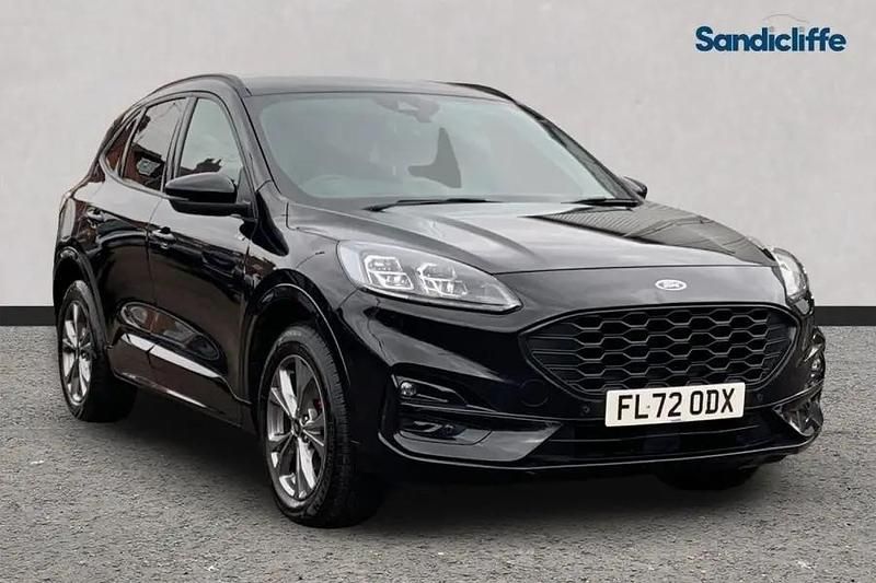 Black Used 2022 Ford Kuga ST-Line SUV | £15,465 (Good price) - Image 1/4