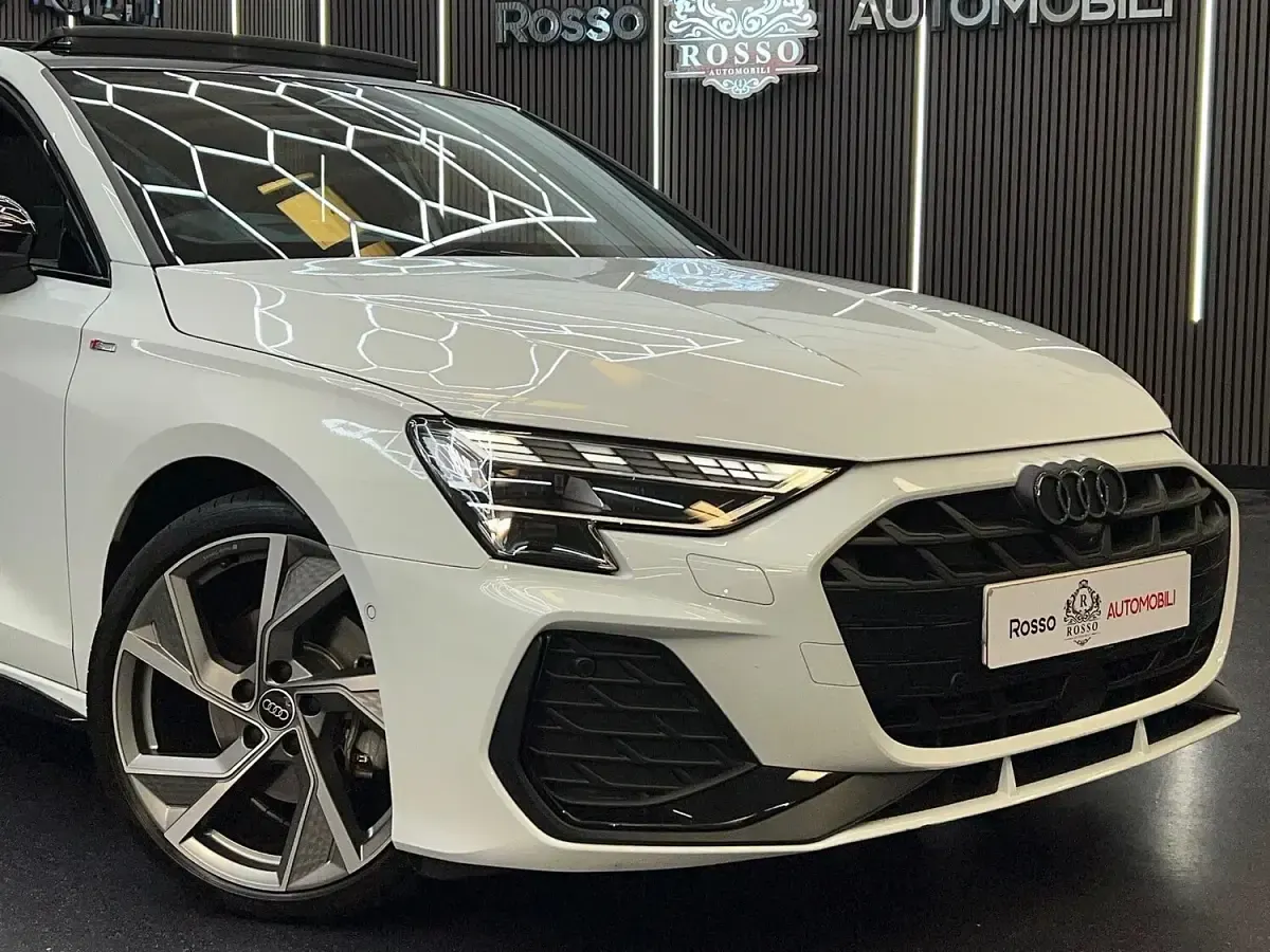 Used Audi A3 Black Edition 2025 White Sedan