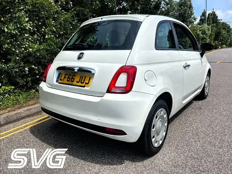 Used Fiat 500 Pop 69 HP (50 kW) 2016 White Hatchback