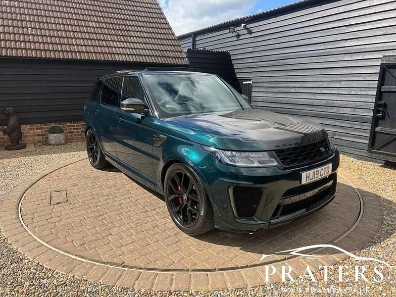 Green Used 2019 Land Rover Range Rover Sport SVR SUV | £47,500 (Fair price) - Image 1/4