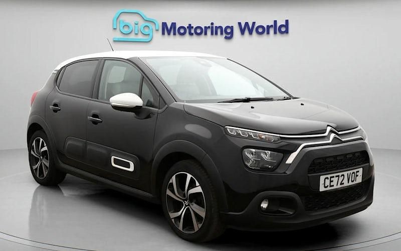 Black Used 2023 Citroën C3 PureTech Hatchback | £12,800 (Fair price) - Image 1/4