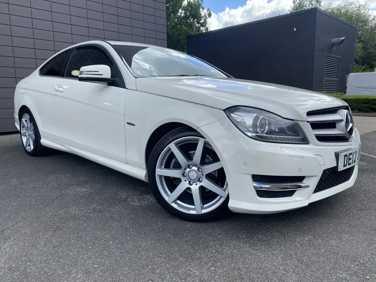 Used Mercedes C220 AMG 2012 White Coupe
