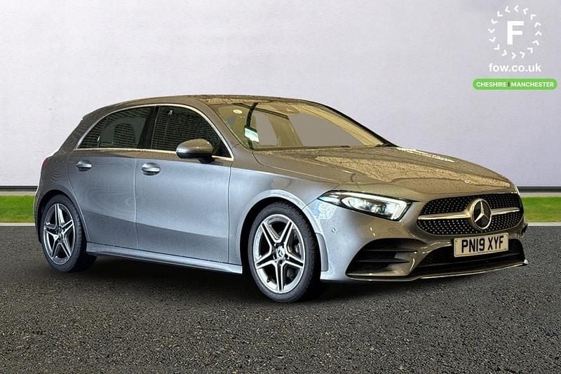 Grey Used 2019 Mercedes A200 AMG Line Premium Plus Hatchback | £21,499 (Expensive) - Image 1/3