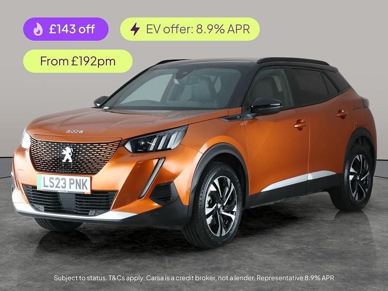 Orange Used 2023 Peugeot 2008 GTi SUV | £13,677 (Good price) - Image 1/3