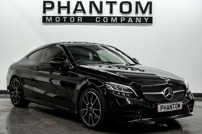 Black Used 2019 Mercedes C200 AMG line Coupe | £18,750 (Fair price) - Image 1/1