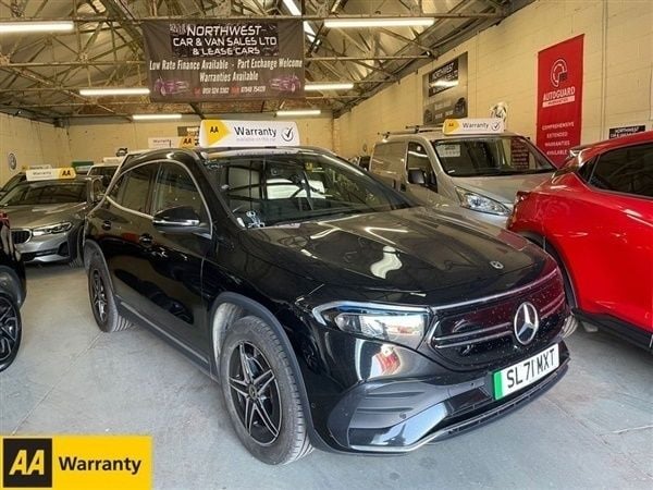 Black Used 2022 Mercedes EQA250 AMG line SUV | £16,997 (Fair price) - Image 1/1