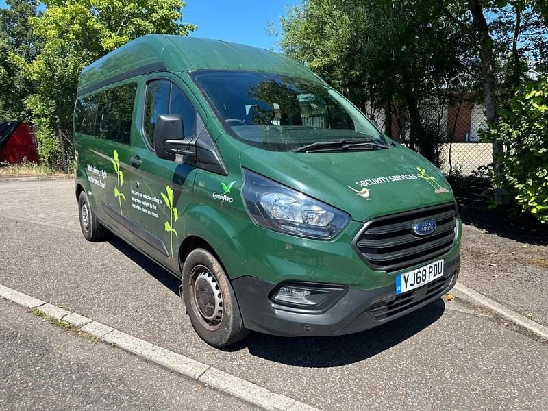 Green Used 2018 Ford Transit Custom S Estate | £12,995 (Fair price) - Image 1/3