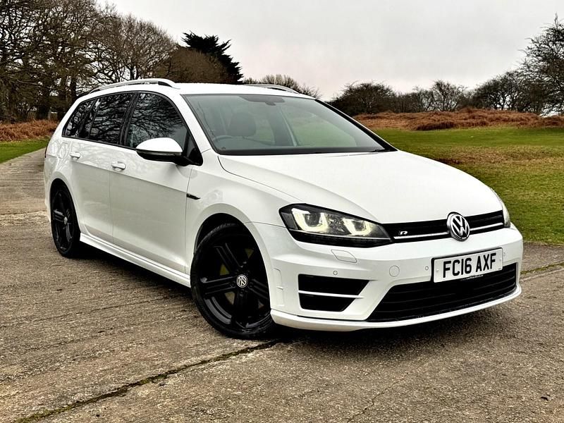 Used VW Golf VII R 2016 White Estate