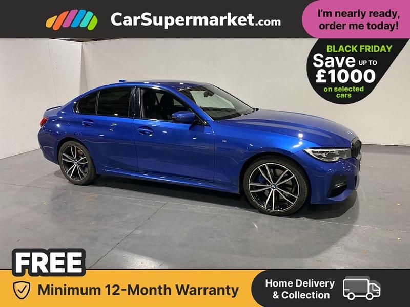 Blue Used 2020 BMW 330e M Sport Sedan | £17,197 (Expensive) - Image 1/3