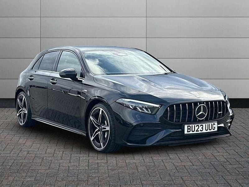 Black Used 2023 Mercedes A35 AMG Premium Hatchback | £31,395 (Fair price) - Image 1/2