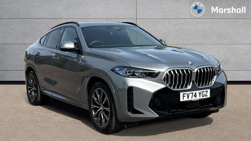 Skyscraper grey metallic Used 2024 BMW X6 M Sport SUV | £62,730 (Fair price) - Image 1/4