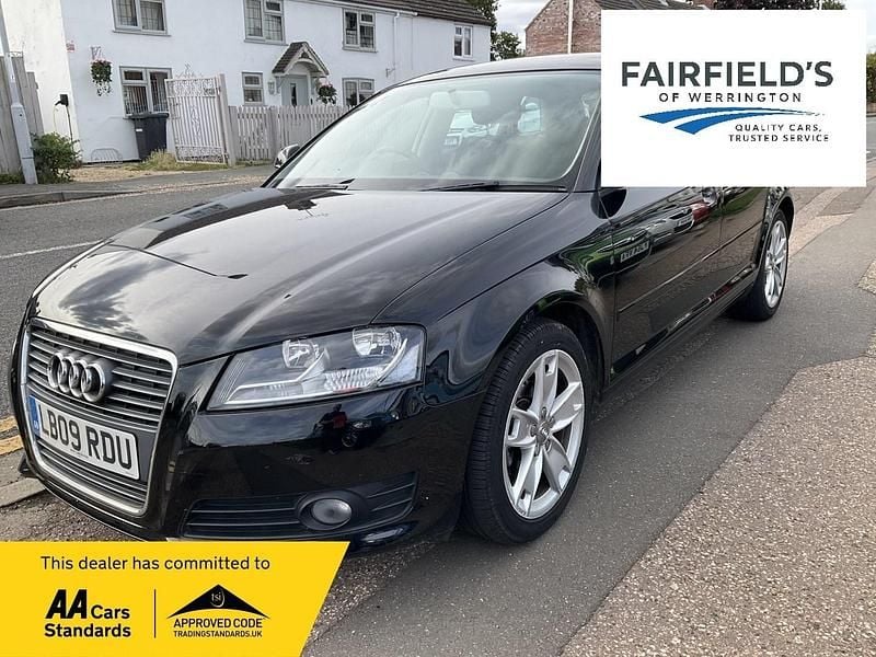 Black Used 2009 Audi A3 Sportback Sport Hatchback | £6,495 - Image 1/4